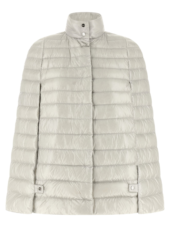 Herno 100% polyamide down jacket in gray