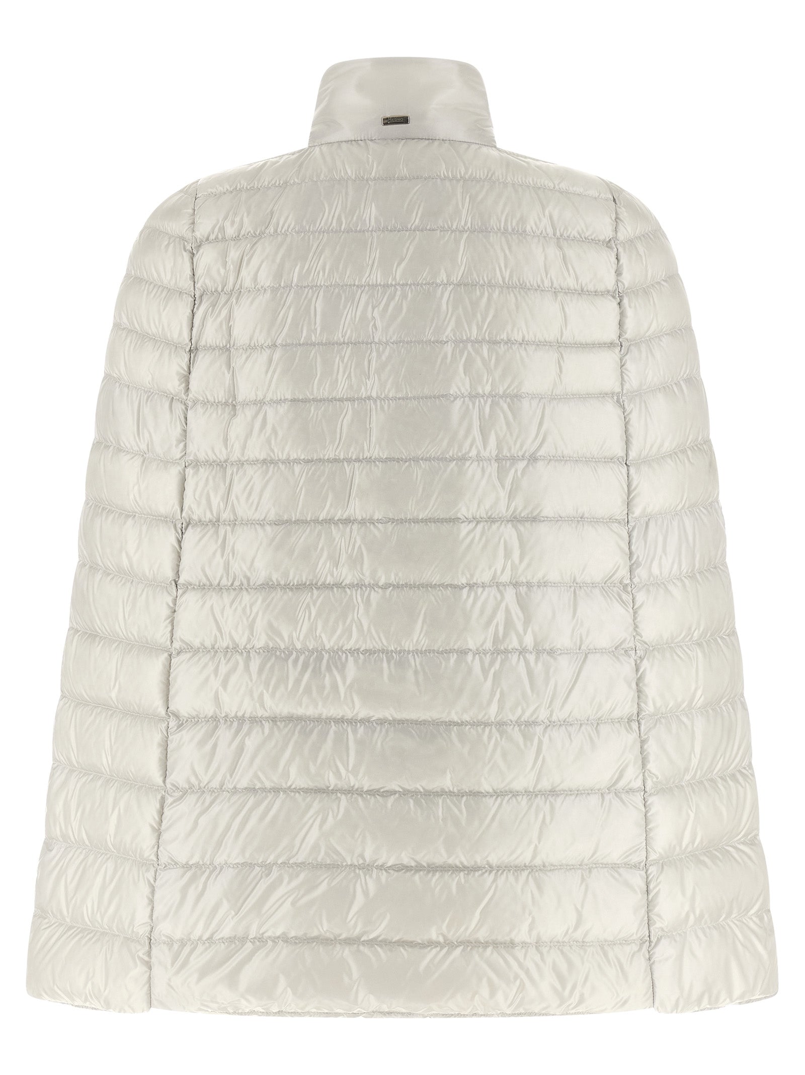 Herno 100% polyamide down jacket in gray — view 2