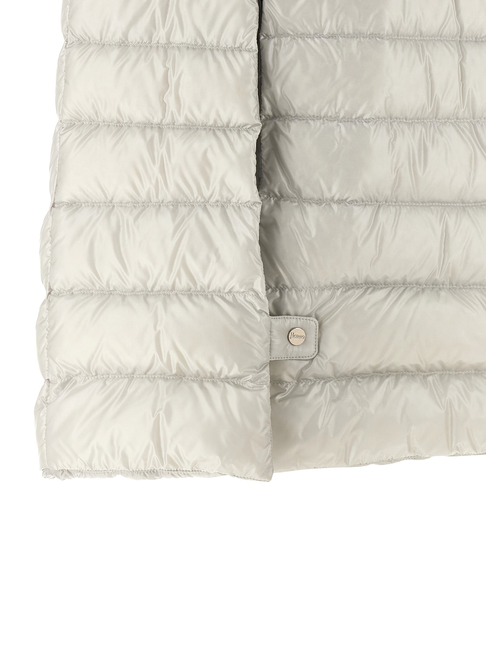 Herno 100% polyamide down jacket in gray — view 4