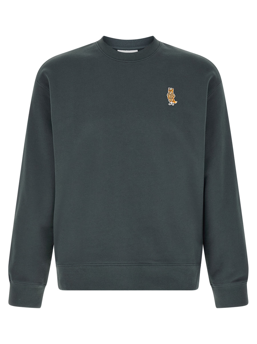 Maison Kitsuné 100% Organic Cotton sweatshirt in gray