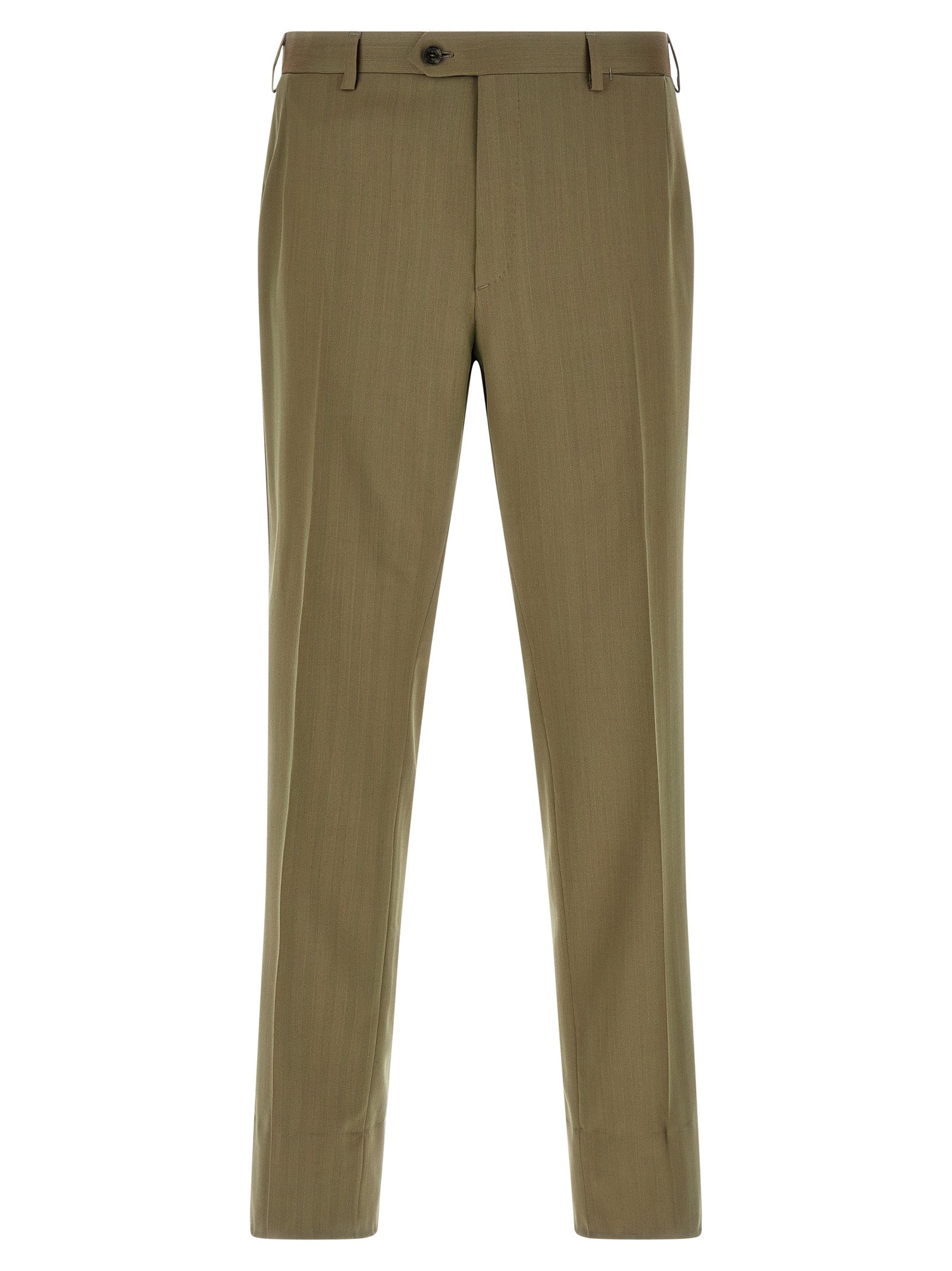 Brioni 100% Wool pant suit in green — view 4