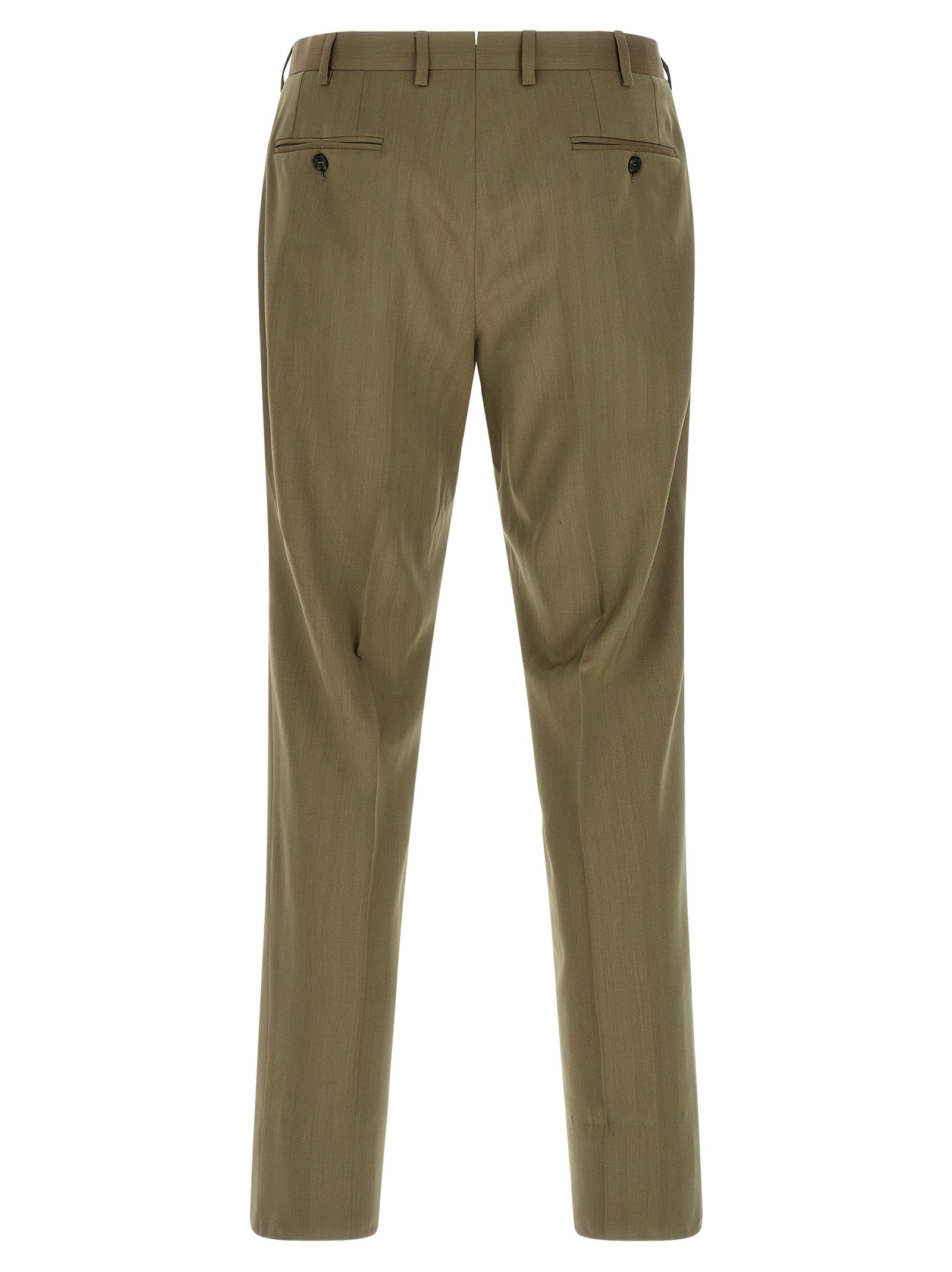 Brioni 100% Wool pant suit in green — view 5