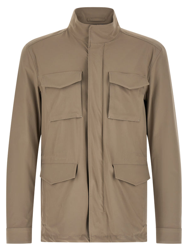 Herno 88% Polyamide jacket in beige