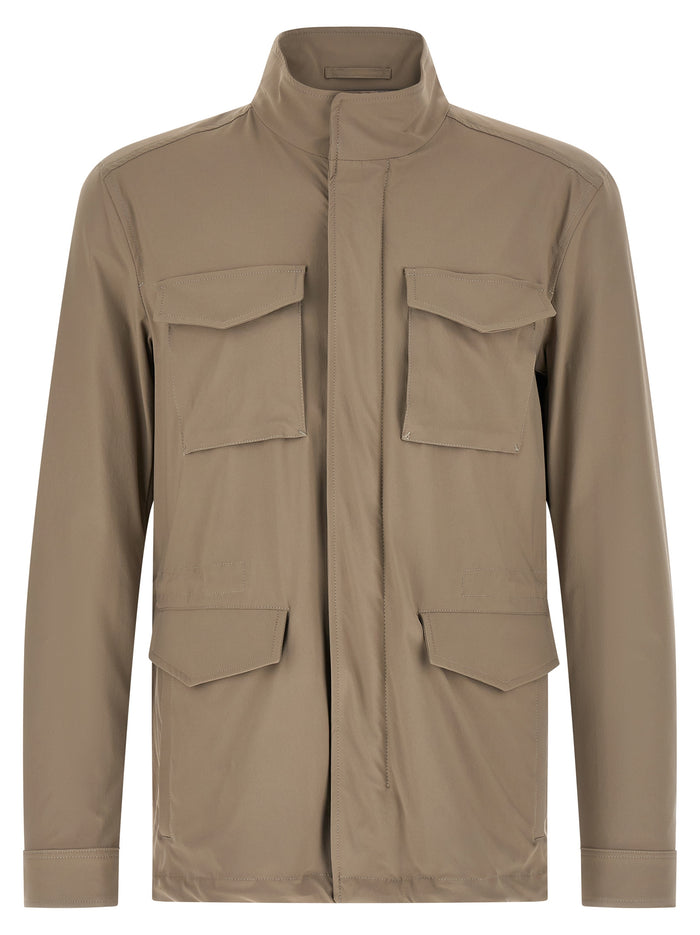 Herno 88% Polyamide jacket in beige