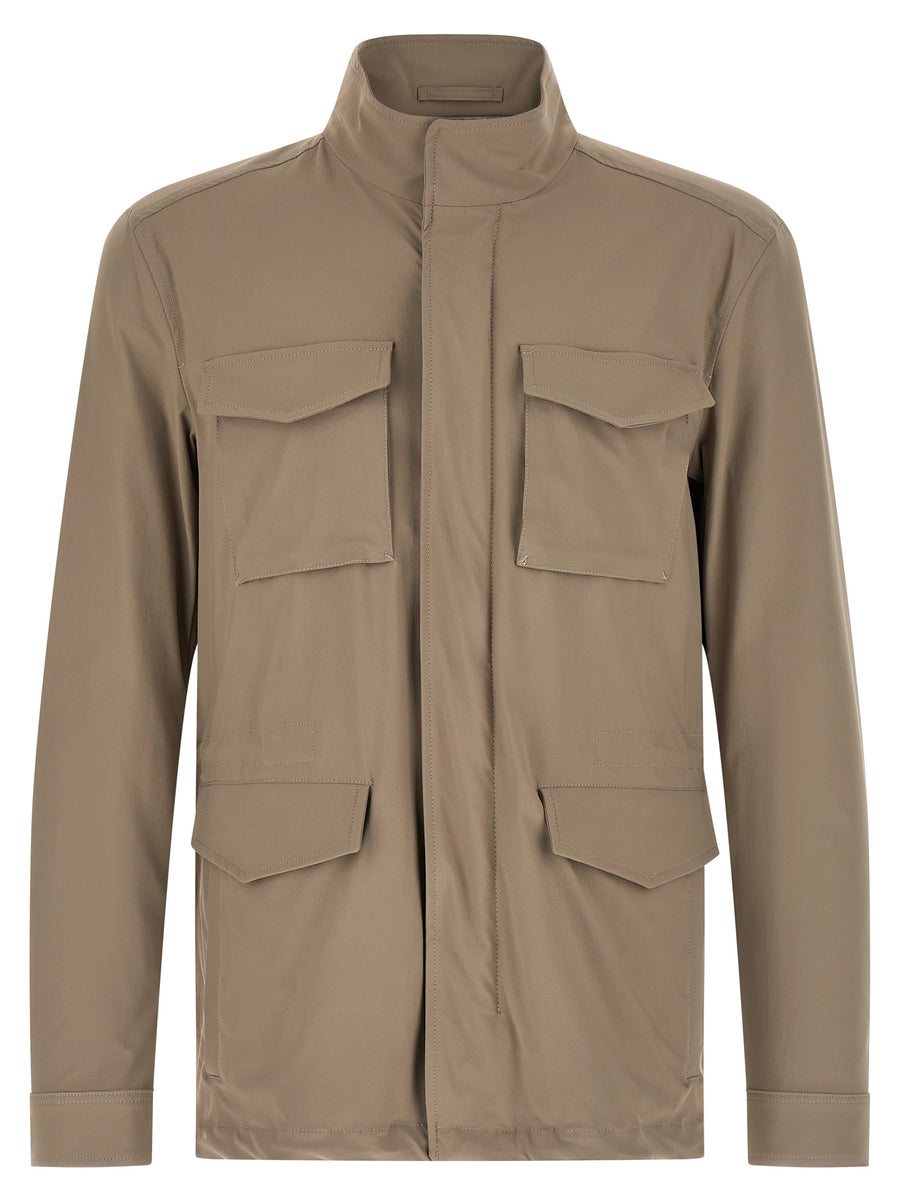Herno 88% Polyamide jacket in beige