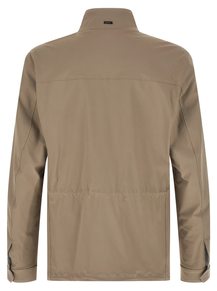 Herno 88% Polyamide jacket in beige — view 2