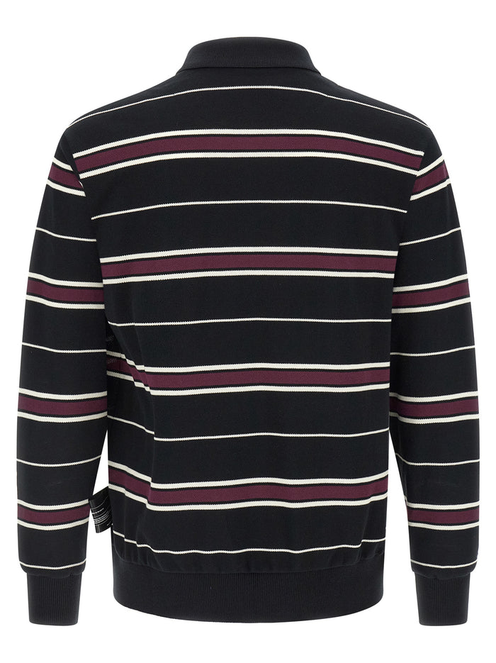 Undercover 100% cotton polo shirt in black — view 2