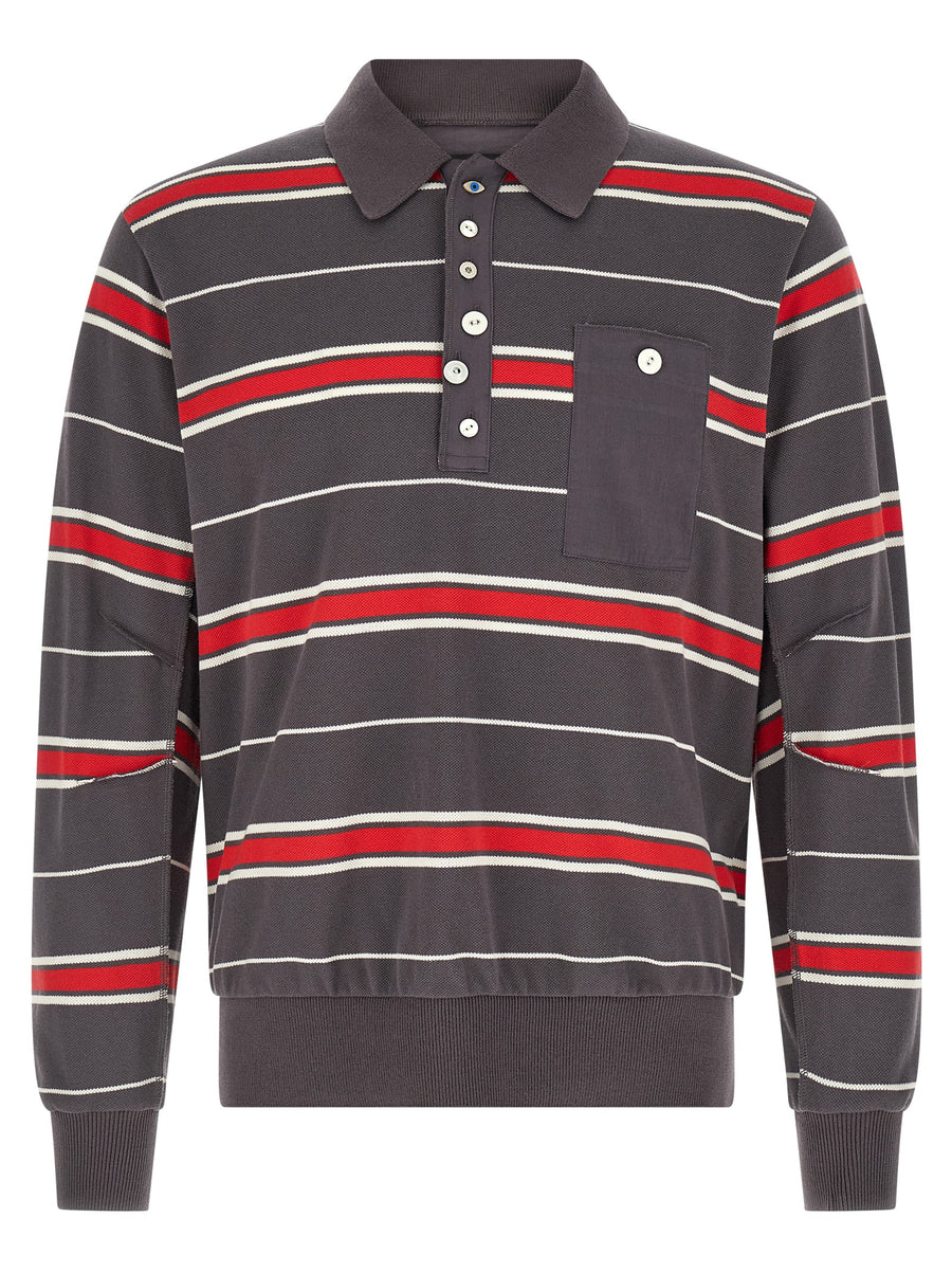 Undercover 100% Cotton polo shirt in gray