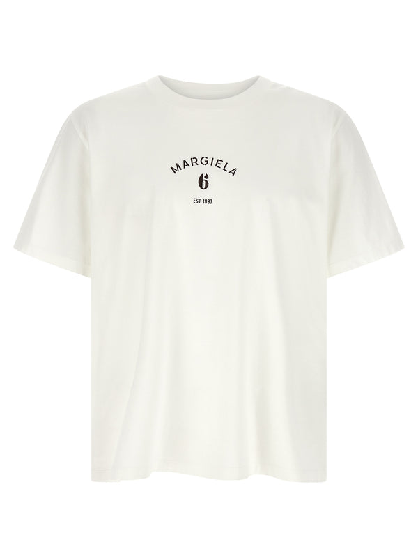 MM6 Maison Margiela 100% cotton t-shirt in white
