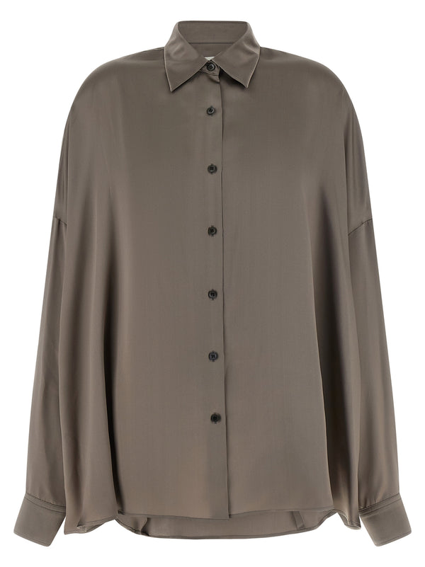 Dries Van Noten 100% Silk blouse in gray