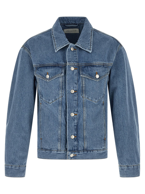 Dries Van Noten 100% Cotton jacket in blue