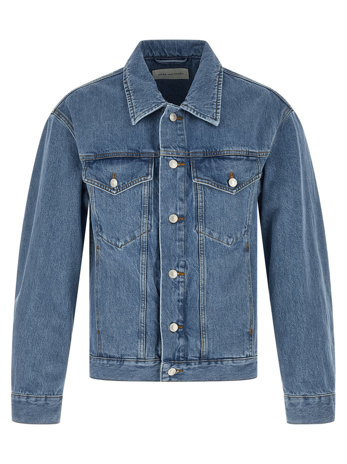 Dries Van Noten 100% Cotton jacket in blue