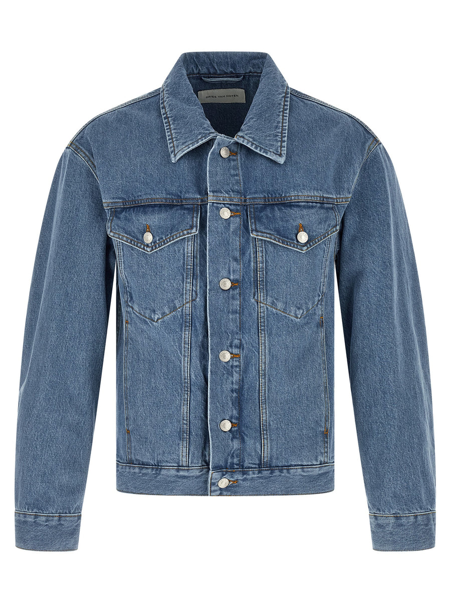 Dries Van Noten 100% Cotton jacket in blue