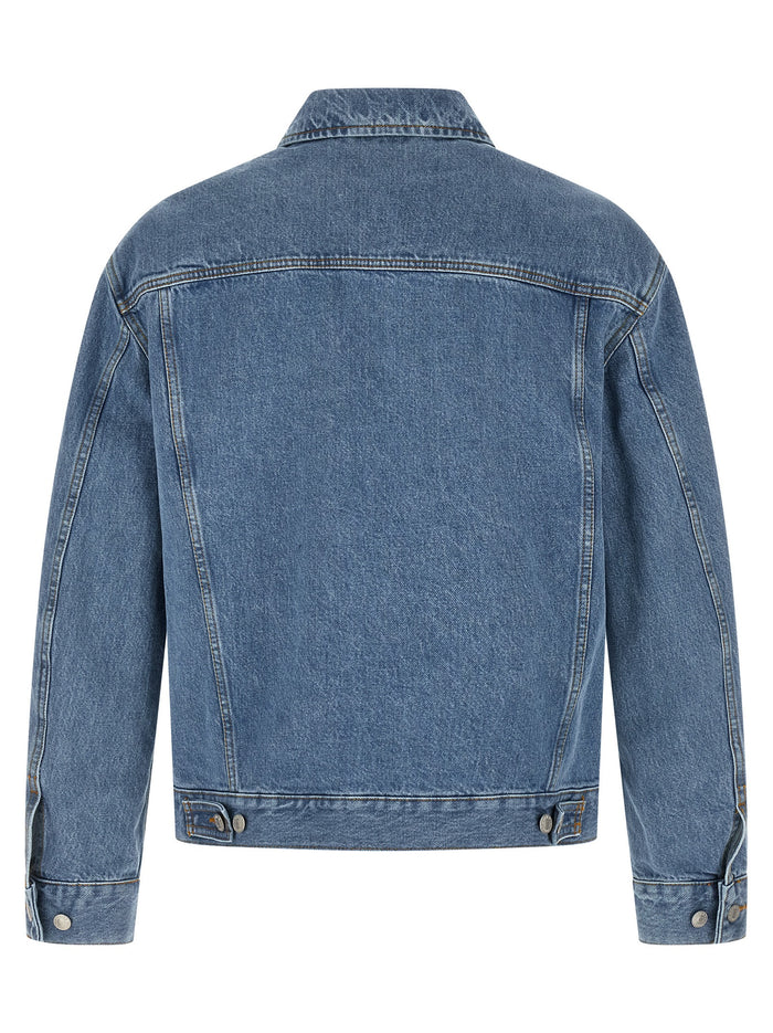 Dries Van Noten 100% Cotton jacket in blue — view 2