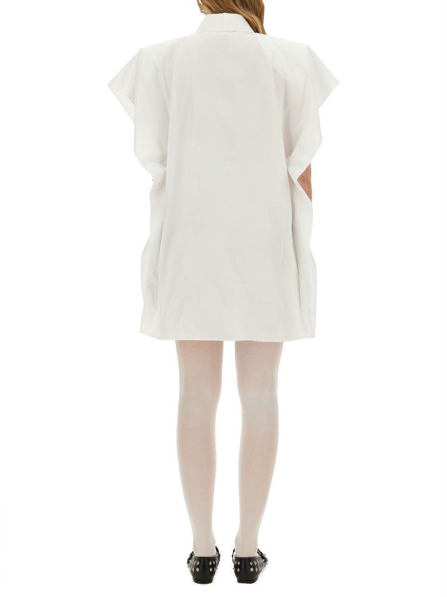 Poplin Dress White Cotton