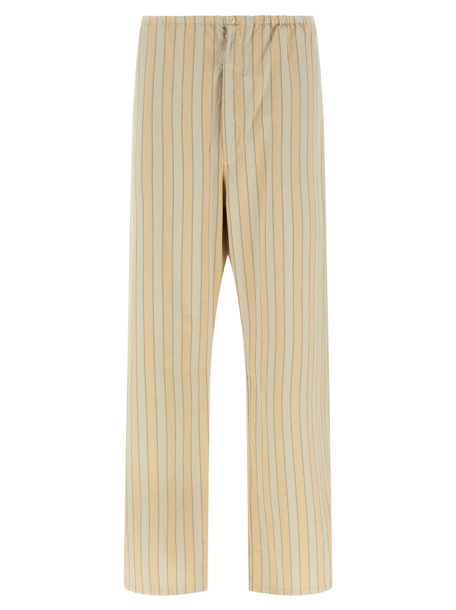 Maison Margiela 100% cotton trousers in beige