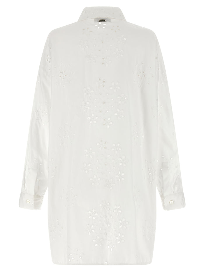 Herno 98% cotton blouse in white — view 2
