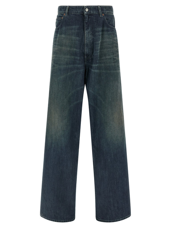 MM6 Maison Margiela 100% cotton jeans in blue