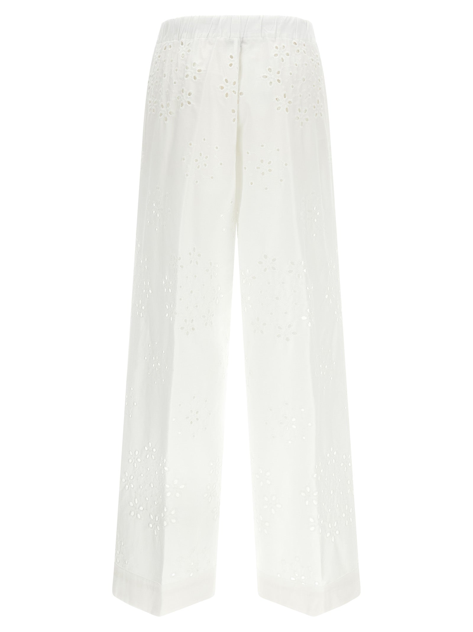 Herno 98% Cotton trousers in white — view 2