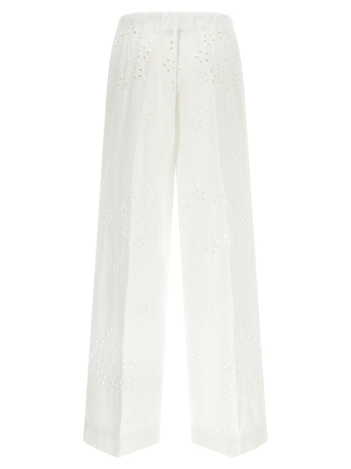 Herno 98% Cotton trousers in white — view 2