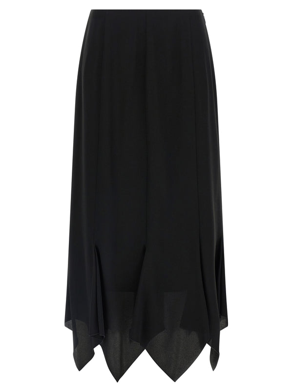 Valentino Garavani 100% Silk skirt in black