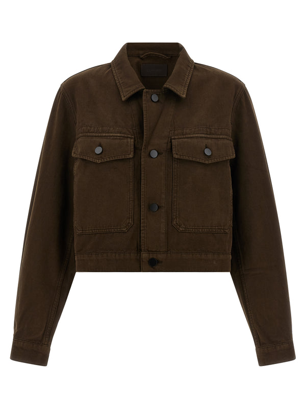 Lemaire 100% Cotton jacket in brown
