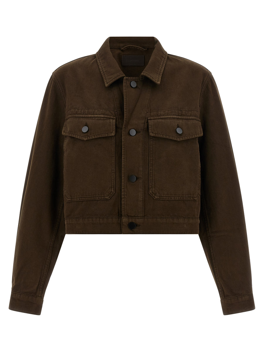 Lemaire 100% Cotton jacket in brown