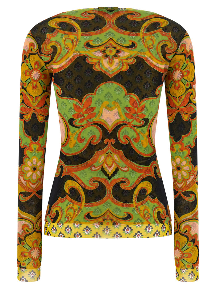 Etro 100% polyamide sweater in multicolor — view 2