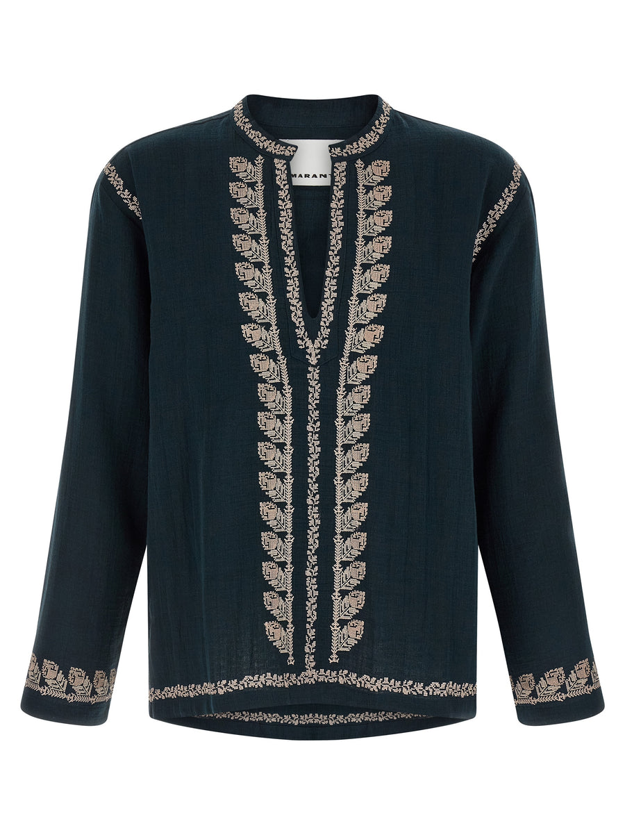 Marant 100% Cotton blouse in blue