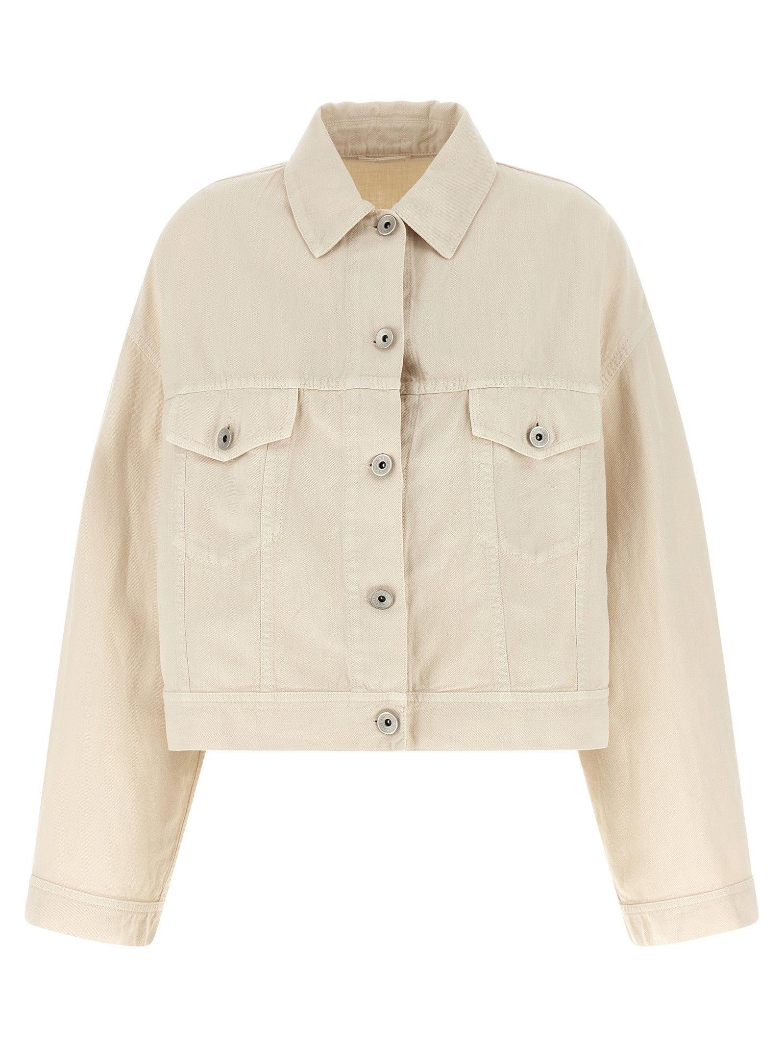 Brunello Cucinelli 60% cotton jacket in beige