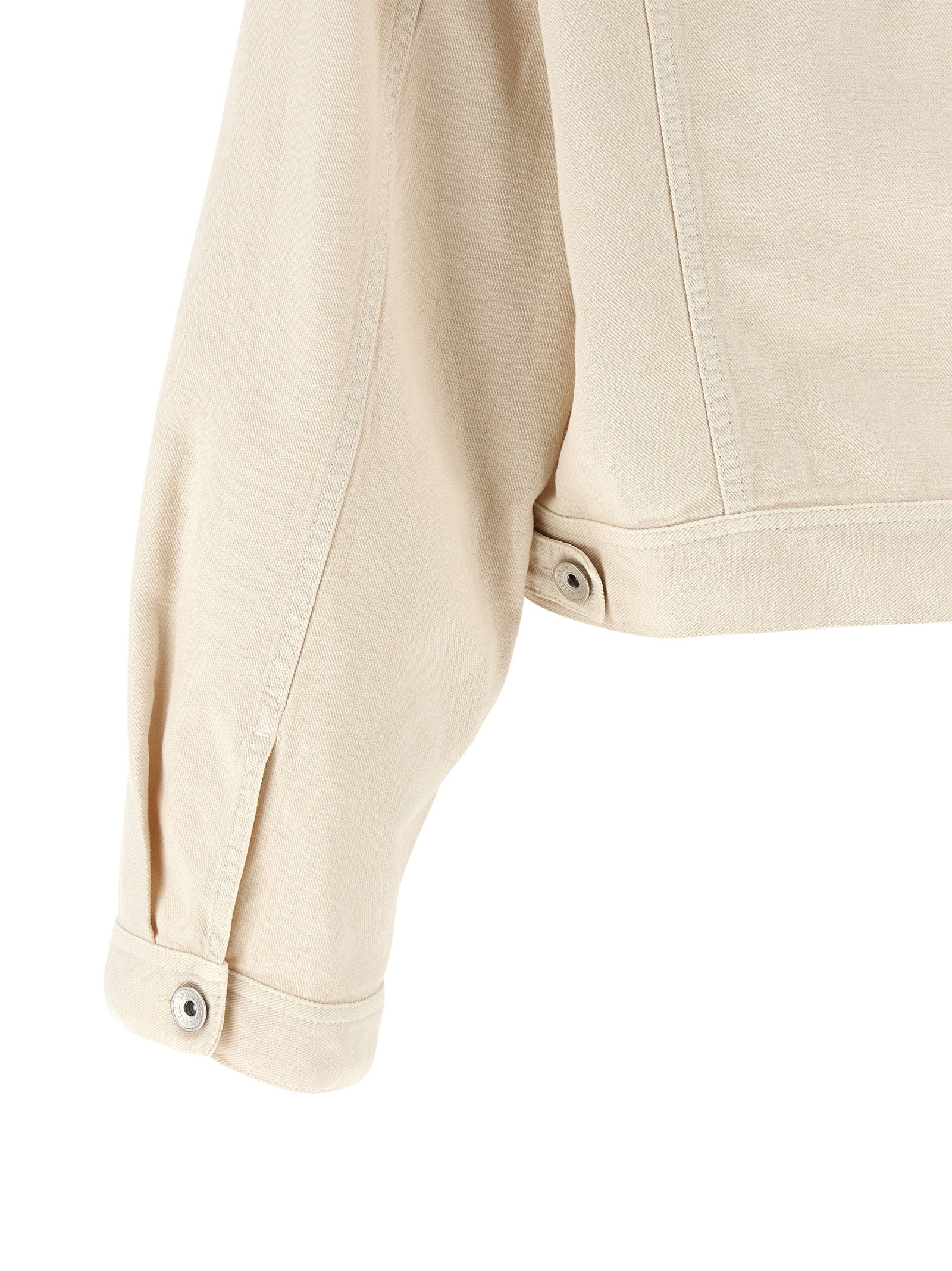Brunello Cucinelli 60% cotton jacket in beige — view 4