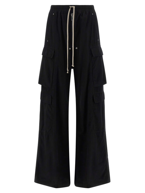 Drkshdw 100% Cotton cargo pants in black