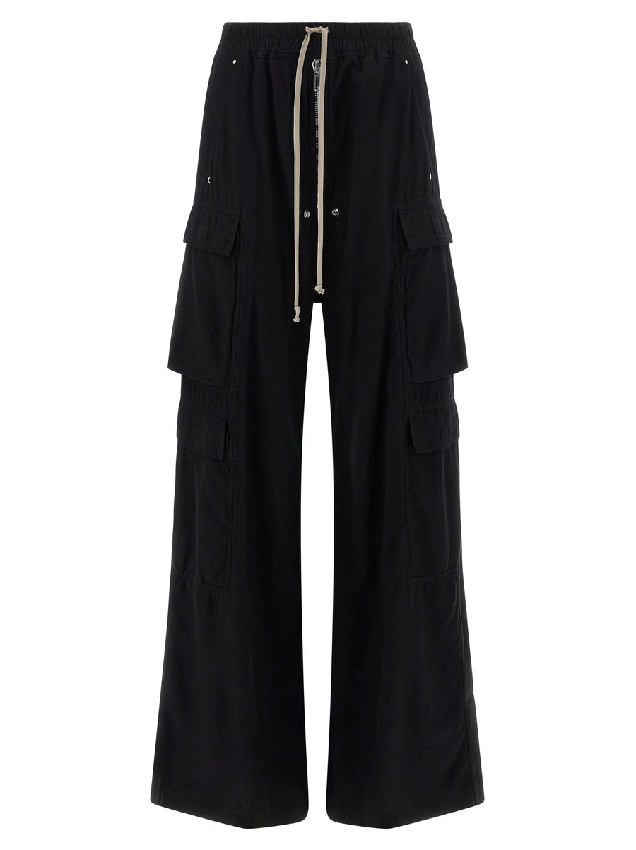 Drkshdw 100% Cotton cargo pants in black