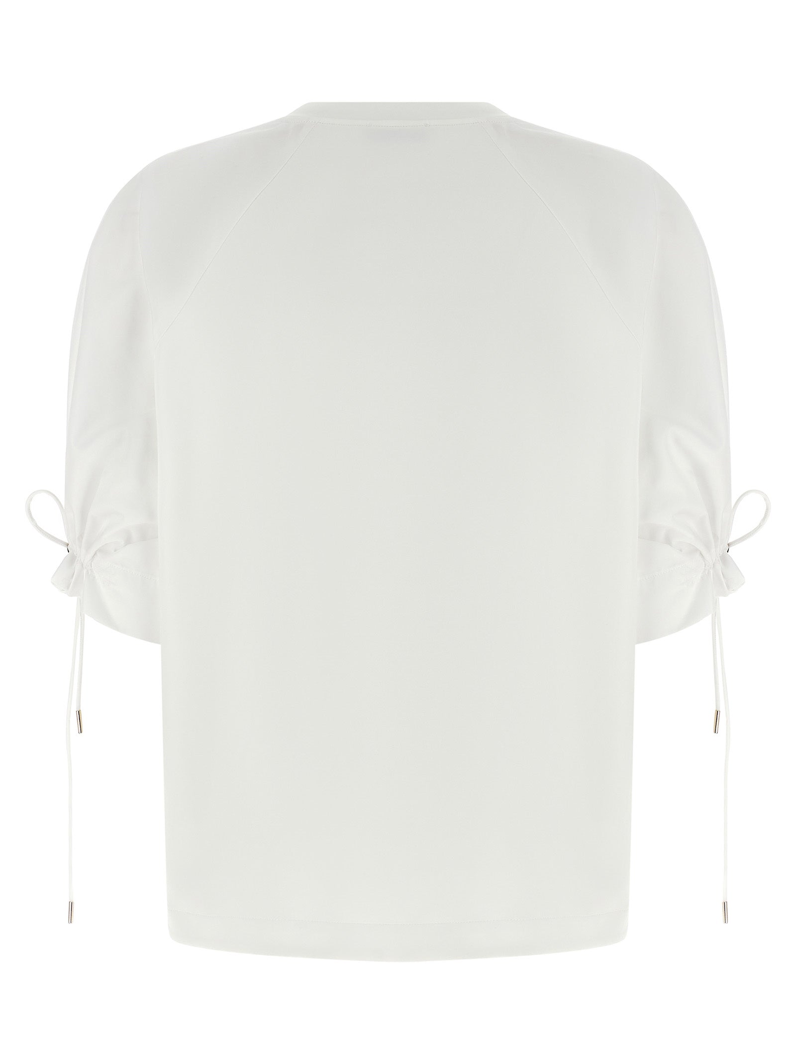 Max Mara 48% polyamide t-shirt in white — view 2