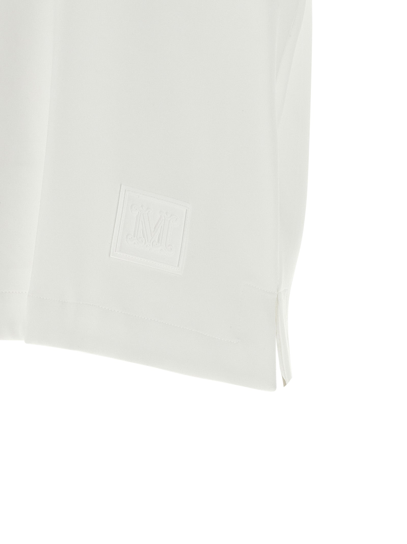 Max Mara 48% polyamide t-shirt in white — view 4