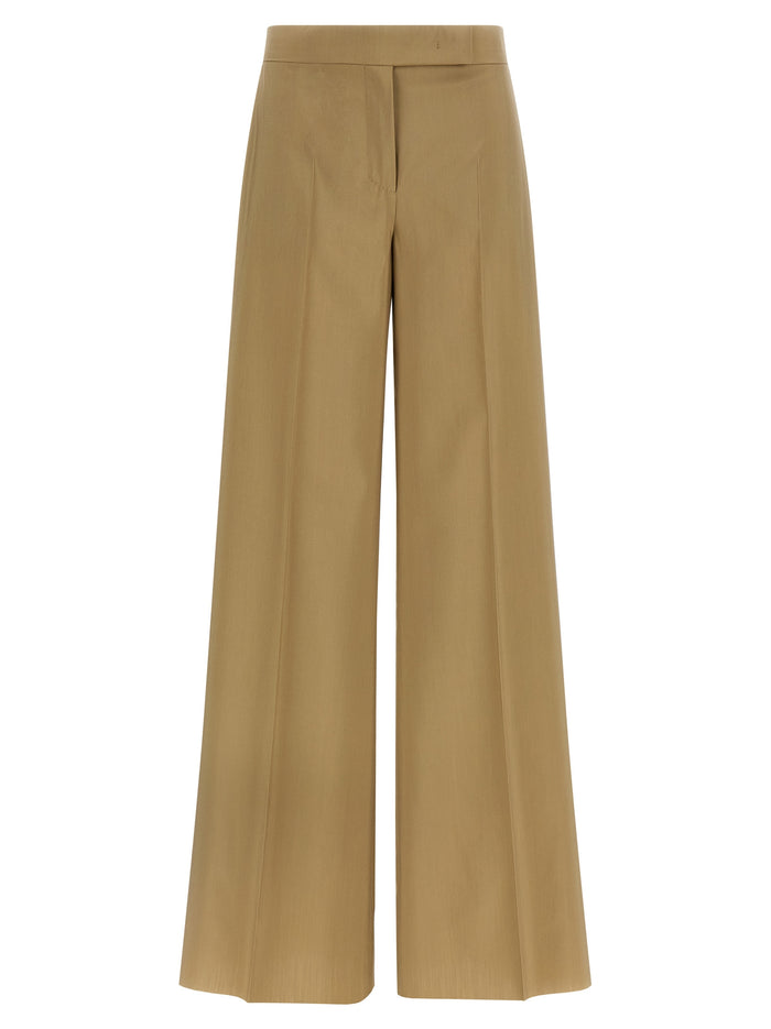 Max Mara 75% Virgin Wool trousers in beige