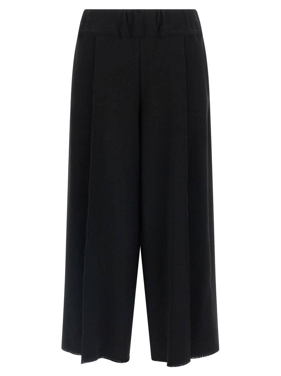 Issey Miyake 50% cotton trousers in black