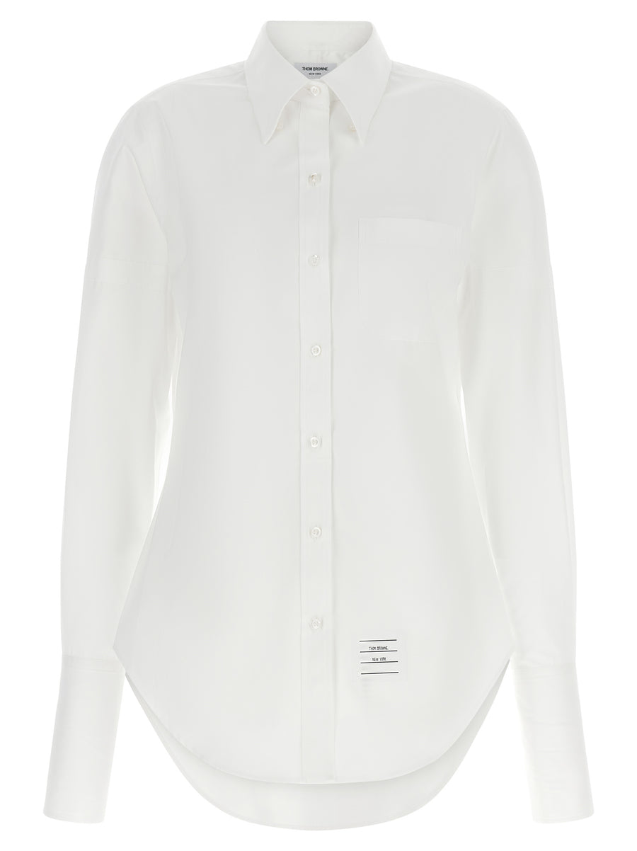 Thom Browne 100% Cotton shirt in white