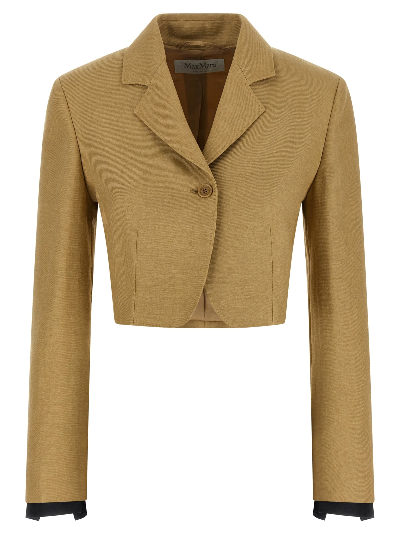 Max Mara 100% Linen blazer in beige