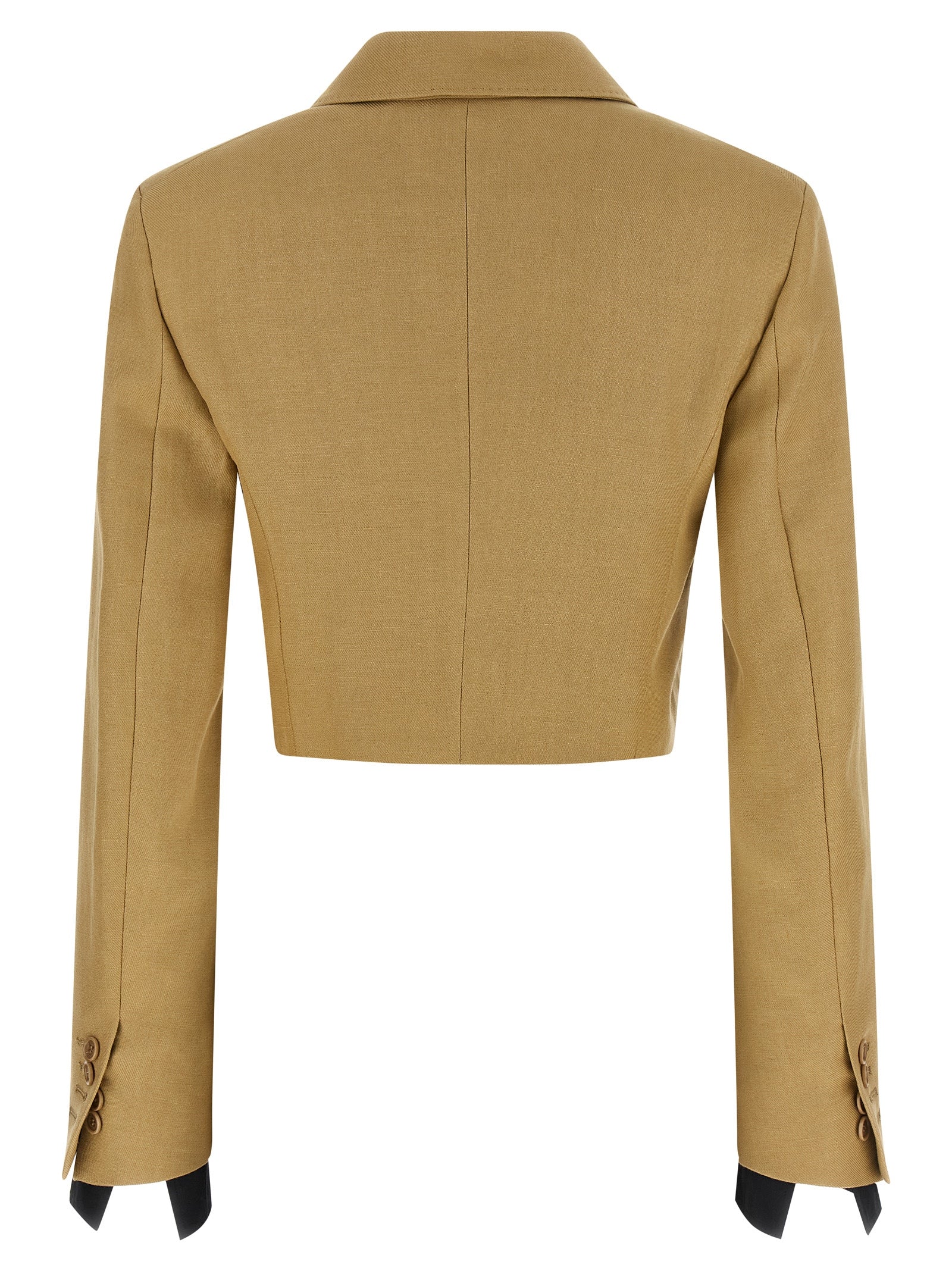 Max Mara 100% Linen blazer in beige — view 2