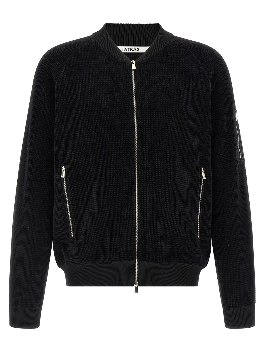 Tatras 80% cotton bomber jacket in black