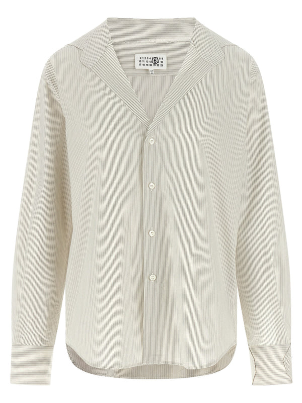MM6 Maison Margiela 100% cotton shirt in gray