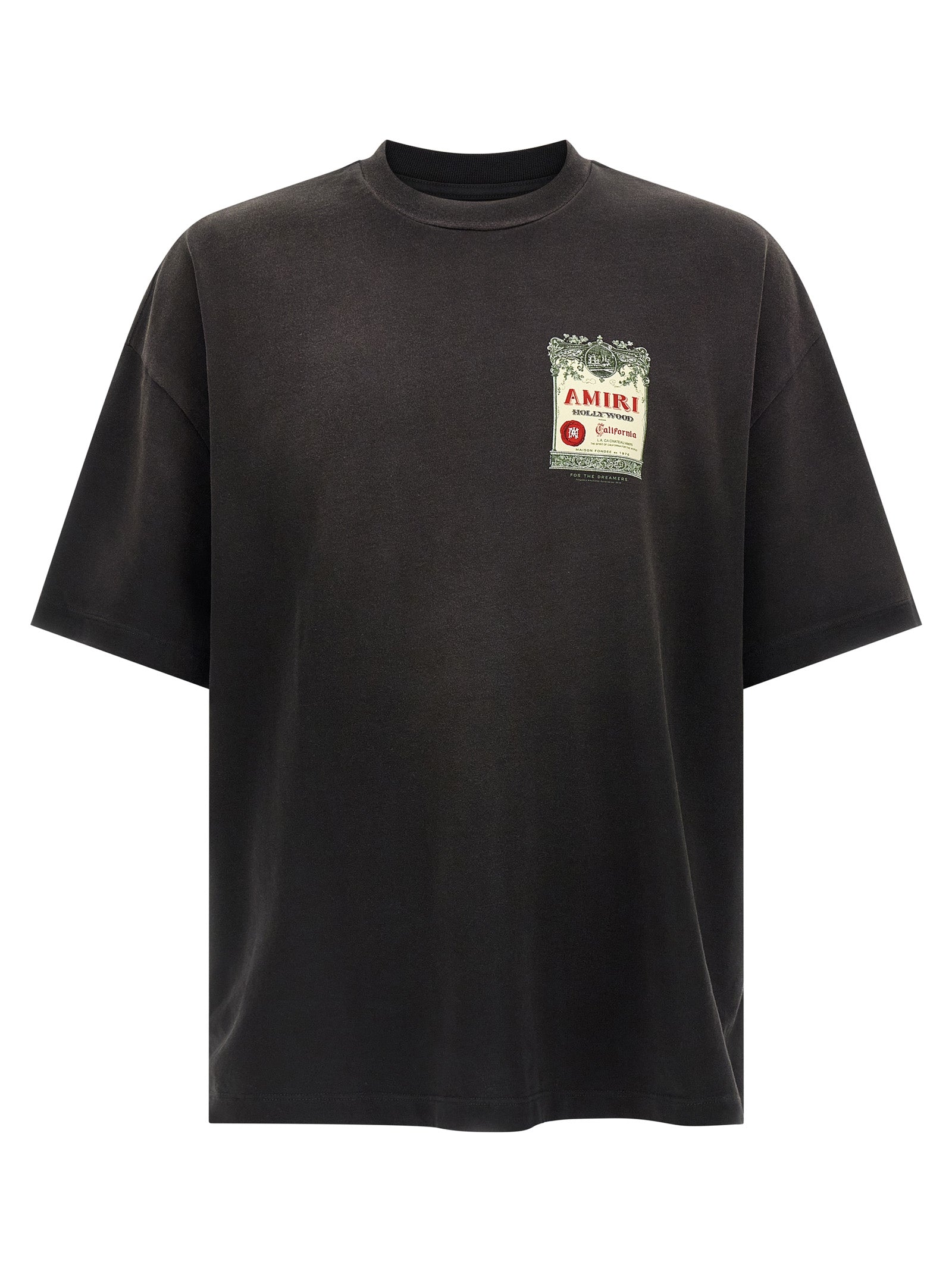 Amiri 100% cotton t-shirt in black