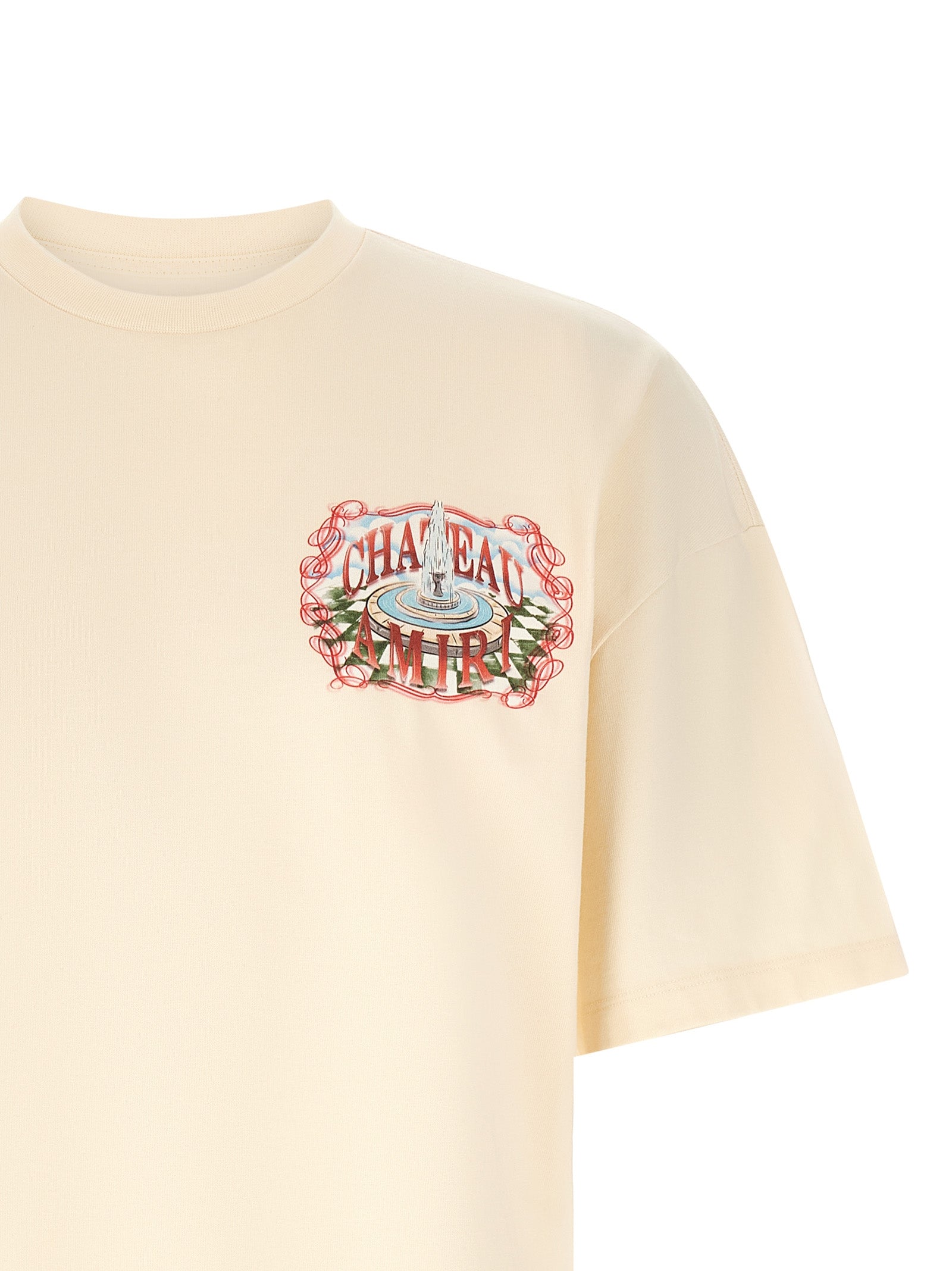 Amiri 100% Cotton t-shirt in beige — view 3