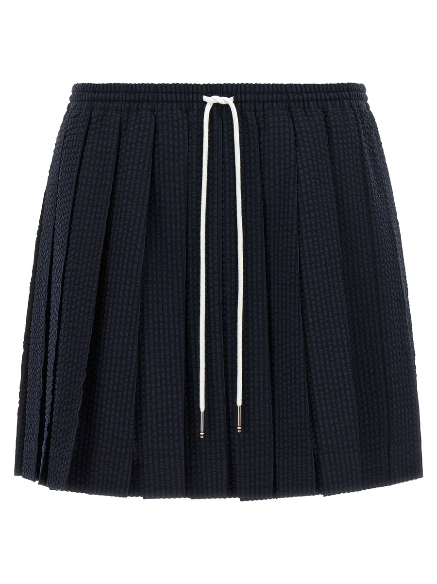 Thom Browne 100% Wool skirt in navy