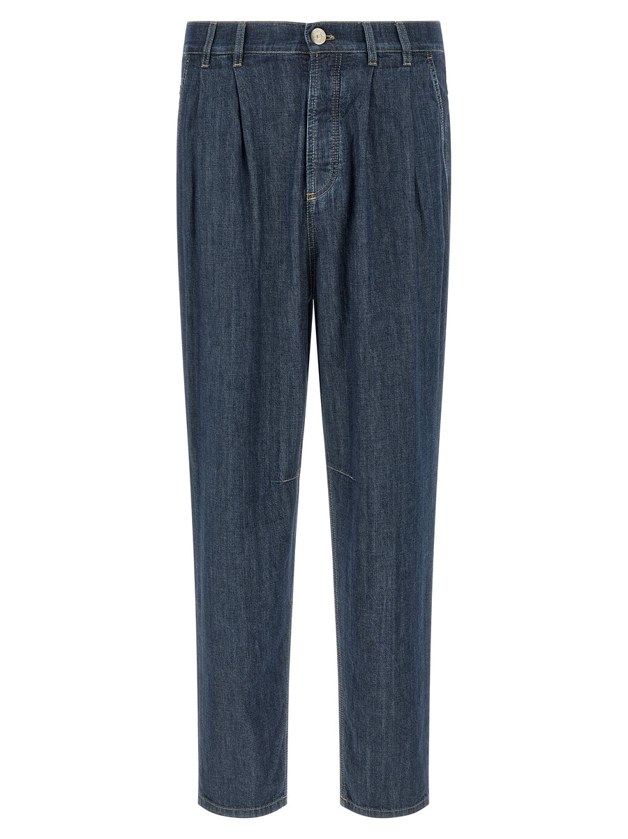 Brunello Cucinelli 100% Cotton jeans in blue