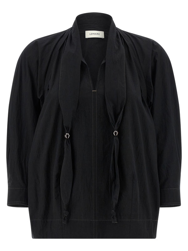 Lemaire 100% Cotton blouse in black