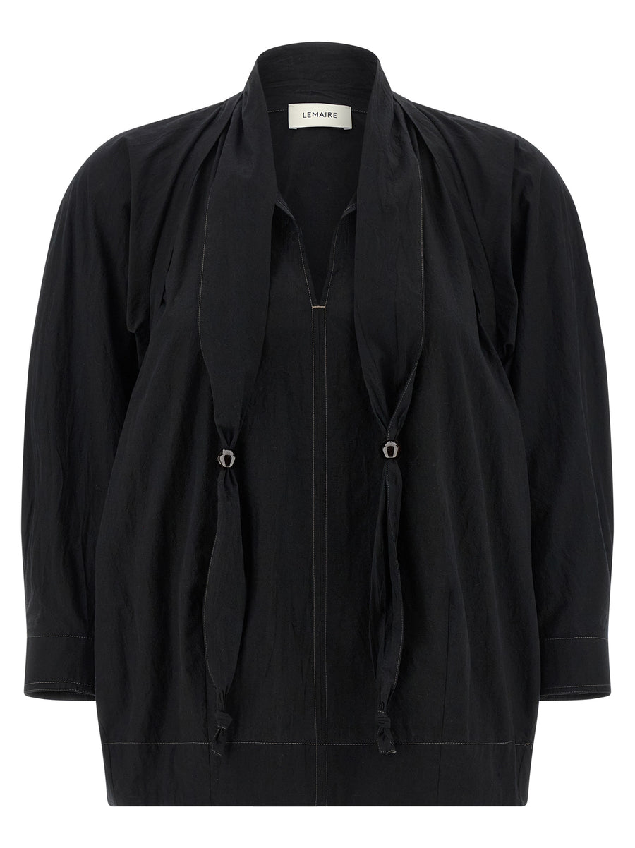 Lemaire 100% Cotton blouse in black