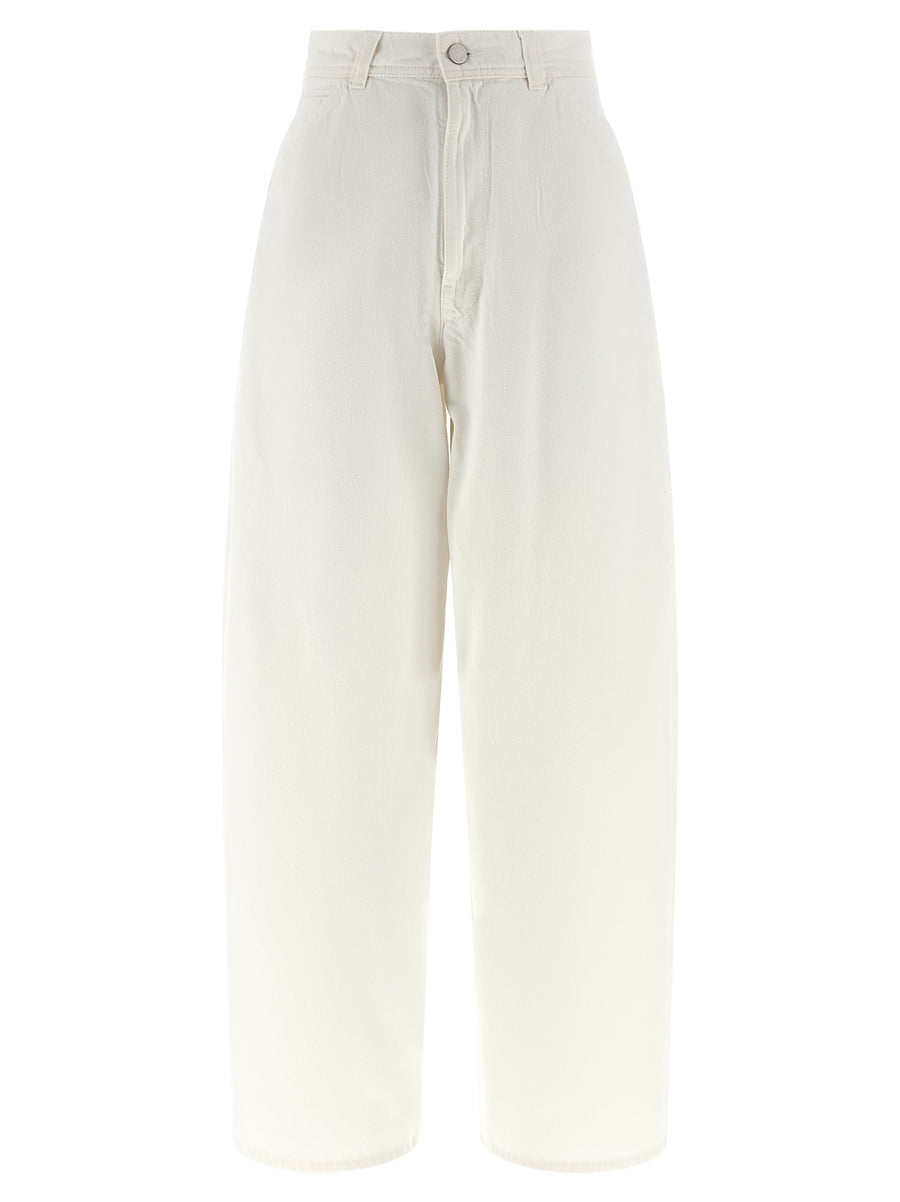 Lemaire 100% Cotton jeans in white