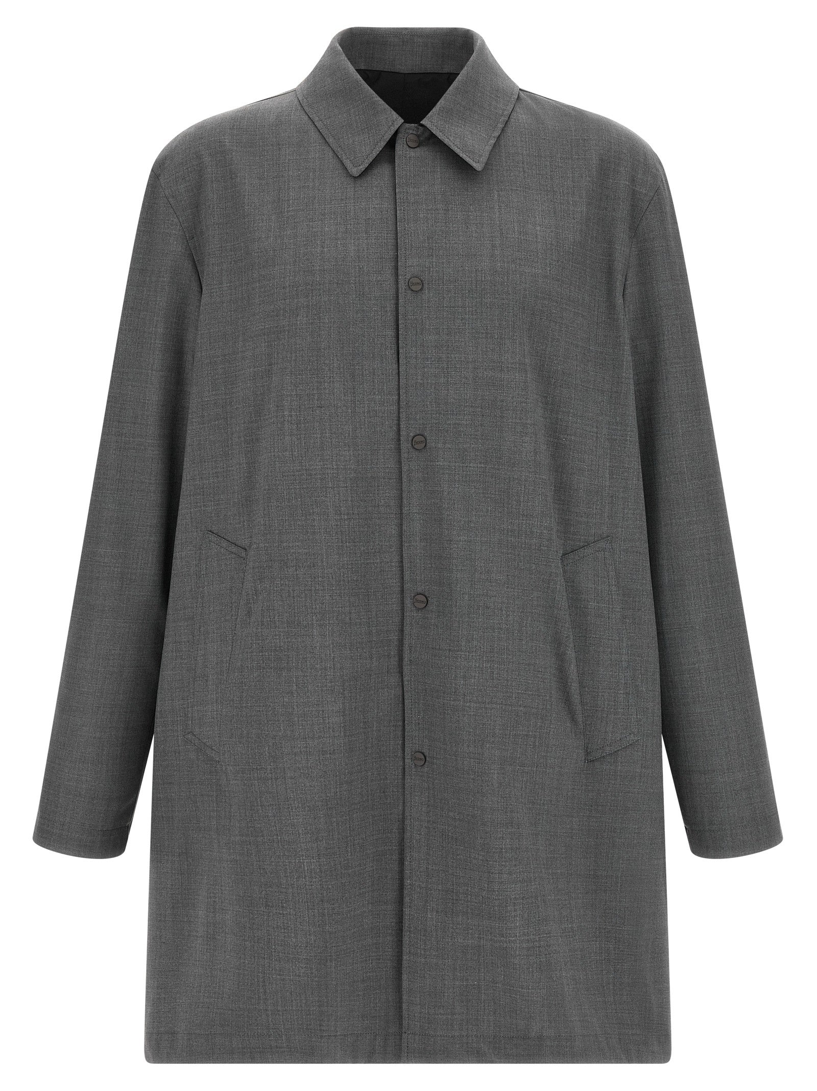 Herno 64% Polyester coat in gray